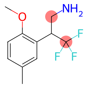 3,3,3-Trifluoro-2-(2-methoxy-5-methylphenyl)propan-1-amine