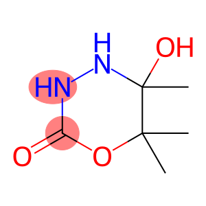 2H-1,3,4-Oxadiazin-2-one, tetrahydro-5-hydroxy-5,6,6-trimethyl-