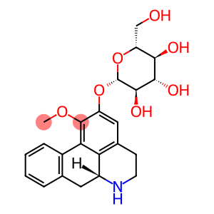 β-D-Glucopyranoside, (6aR)-5,6,6a,7-tetrahydro-1-methoxy-4H-dibenzo[de,g]quinolin-2-yl