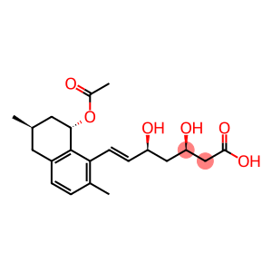 6-Heptenoic acid, 7-[(6R,8S)-8-(acetyloxy)-5,6,7,8-tetrahydro-2,6-dimethyl-1-naphthalenyl]-3,5-dihydroxy-, (3R,5S,6E)-