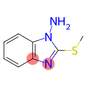 1H-Benzimidazol-1-amine,2-(methylthio)-(9CI)