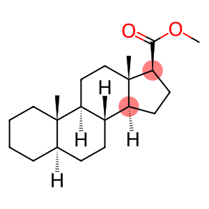 Androstane-17-carboxylic acid, methyl ester, (5α,17β)- (9CI)
