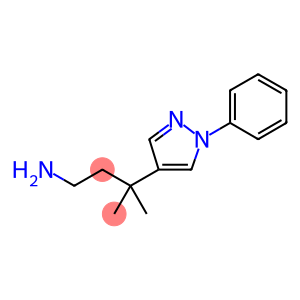 3-甲基-3-(1-苯基-1H-吡唑-4-基)丁-1-胺