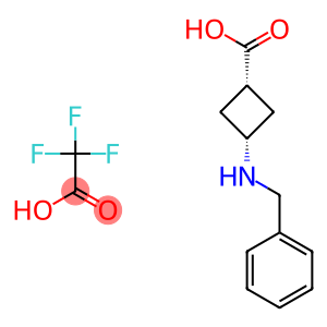 cis-3-benzylaminocyclobutanecarboxylic acid tfa (1:1)