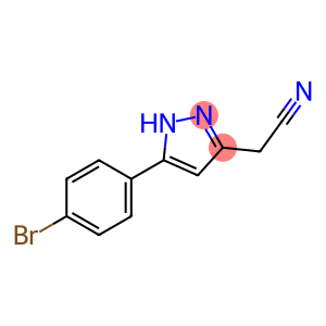 [5-(4-bromophenyl)-1H-pyrazol-3-yl]acetonitrile