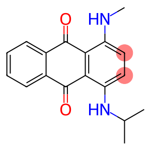 1-(methylamino)-4-[(1-methylethyl)amino]anthraquinone
