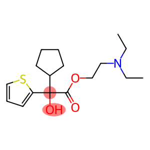 α-Hydroxy-α-cyclopentyl-2-thiopheneacetic acid 2-(diethylamino)ethyl ester