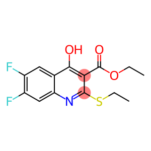 Ethyl-2-(ethylsulfanyl)-6,7-difluor-4-hydroxychinolin-3-carboxylat