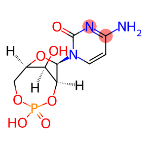 2(1H)-Pyrimidinone,4-amino-1-(2,5-O-phosphinico-b-D-arabinofuranosyl)- (9CI)
