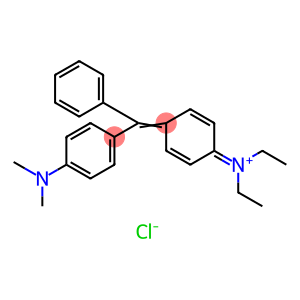 diethyl[4-[[4-(dimethylamino)phenyl]phenylmethylene]-2,5-cyclohexadien-1-ylidene]ammonium chloride