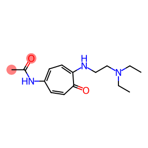 Acetamide, N-[4-[[2-(diethylamino)ethyl]amino]-5-oxo-1,3,6-cycloheptatrien-1-yl]-