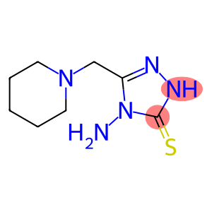 4-Amino-5-(piperidin-1-ylmethyl)-4H-1,2,4-triazole-3-thiol