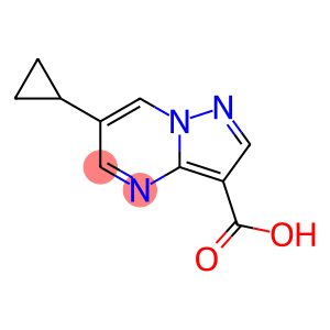 Pyrazolo[1,5-a]pyrimidine-3-carboxylic acid, 6-cyclopropyl-