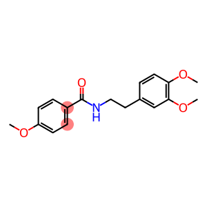 Benzamide, N-[2-(3,4-dimethoxyphenyl)ethyl]-4-methoxy-