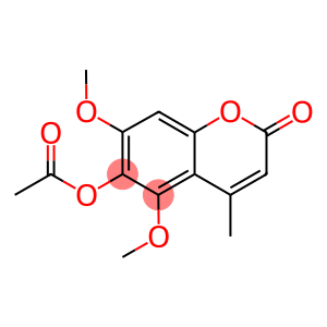 5,7-dimethoxy-4-methyl-2-oxo-2H-chromen-6-yl acetate