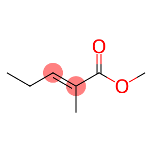 2-Pentenoic acid, 2-methyl-, methyl ester, (2E)-