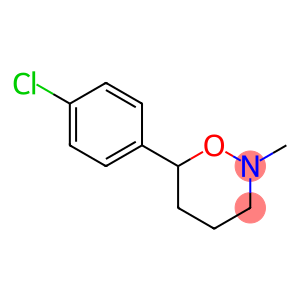 2H-1,2-Oxazine, 6-(4-chlorophenyl)tetrahydro-2-methyl-