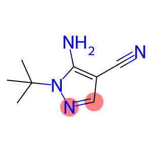 5-amino-4-cyano-1-tert-butyl pyrazole