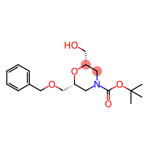 (2R,6S)-2-((苄氧基)甲基)-6-(羟甲基)吗啉-4-羧酸叔丁酯
