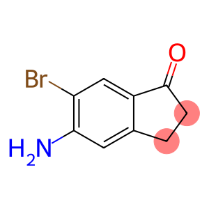 5-amino-6-bromo-2,3-dihydroinden-1-one