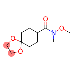 1,4-Dioxaspiro[4.5]decane-8-carboxamide, N-methoxy-N-methyl-