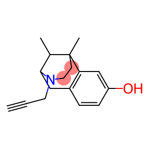 2,6-Methano-3-benzazocin-8-ol, 1,2,3,4,5,6-hexahydro-6,11-dimethyl-3-(2-propyn-1-yl)-