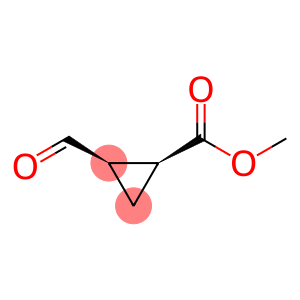 Cyclopropanecarboxylic acid, 2-formyl-, methyl ester, (1S,2R)-
