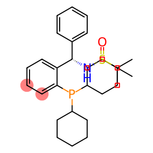 [S(R)]-N-[(S)-[2-(Dicyclohexylphosphino)phenyl]phenylmethyl]-2-methyl-2-propanesulfinamide