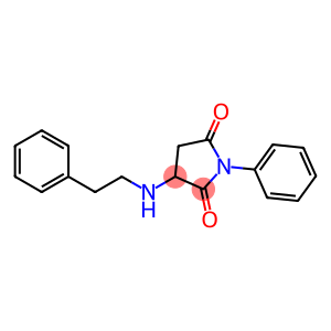 2,5-Pyrrolidinedione, 1-phenyl-3-[(2-phenylethyl)amino]-