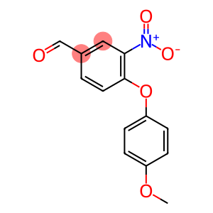 Benzaldehyde, 4-(4-methoxyphenoxy)-3-nitro-