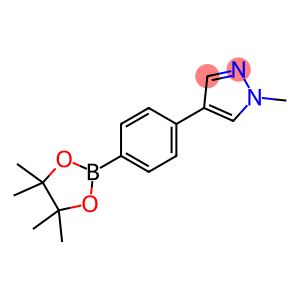1-methyl-4-(4-(4,4,5,5-tetramethyl-1,3,2-dioxaborolan-2-yl)-1H-pyrazole