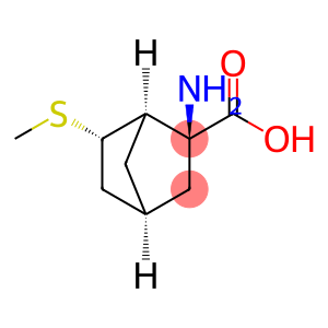 Bicyclo[2.2.1]heptane-2-carboxylic acid, 2-amino-6-(methylthio)-, (1R,2S,4S,6S)-rel-