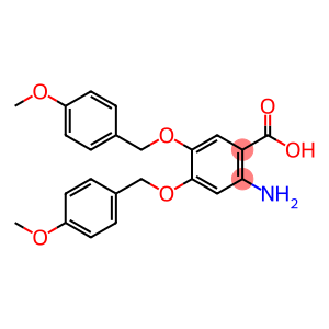 2-氨基-4,5-双((4-甲氧基苄基)氧基)苯甲酸