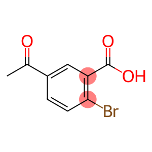 Benzoic acid, 5-acetyl-2-bromo-