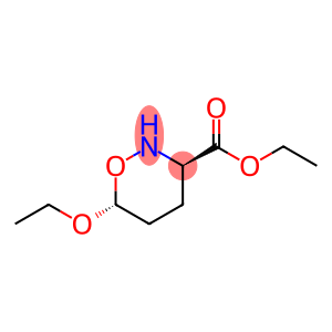 2H-1,2-Oxazine-3-carboxylicacid,6-ethoxytetrahydro-,ethylester,(3R,6R)-rel-(9CI)