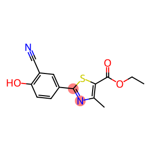 2-(3-氰基-4-羟基苯基)-4-甲基-1,3-噻唑-5-羧