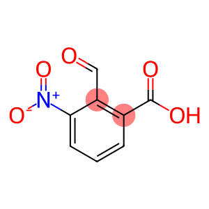 Benzoic acid, 2-formyl-3-nitro- (9CI)