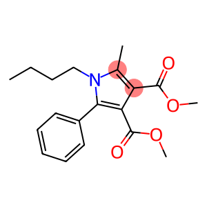 1H-Pyrrole-3,4-dicarboxylic acid, 1-butyl-2-methyl-5-phenyl-, 3,4-dimethyl ester