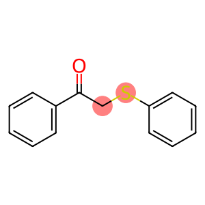 Phenyl(2-oxo-2-phenylethyl) sulfide