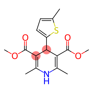 dimethyl 2,6-dimethyl-4-(5-methylthiophen-2-yl)-1,4-dihydropyridine-3,5-dicarboxylate