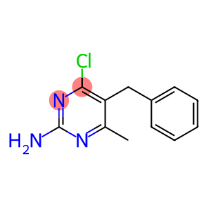 5-Benzyl-4-chloro-6-methyl-2-pyrimidinamine