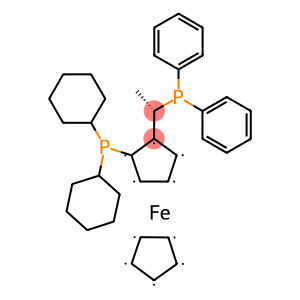 (S)1[(1R)2(di-C-hexylphosphino)ferrocen. ]et-diphenylphosphin