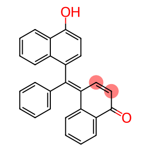 1(4H)-Naphthalenone, 4-[(4-hydroxy-1-naphthalenyl)phenylmethylene]-, (E)- (9CI)