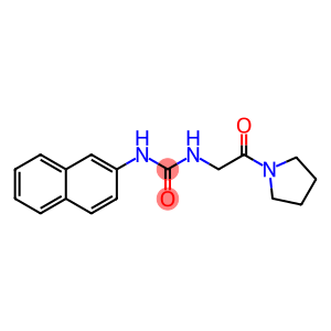 1-(naphthalen-2-yl)-3-[2-oxo-2-(pyrrolidin-1-yl)ethyl]urea