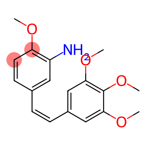 Benzenamine, 2-methoxy-5-[(1Z)-2-(3,4,5-trimethoxyphenyl)ethenyl]-