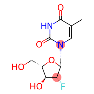 1-[(2S,3R,4S,5S)-3-fluoro-4-hydroxy-5-(hydroxymethyl)tetrahydrofuran-2-yl]-5-methyl-pyrimidine-2,4-dione