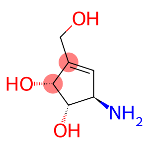 3-Cyclopentene-1,2-diol, 5-amino-3-(hydroxymethyl)-, [1S-(1α,2α,5β)]- (9CI)