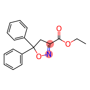 Ethyl  4,5-dihydro-5,5-diphenylisoxazol-3-carboxylate