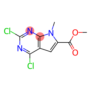 2,4-dichloro-7-methyl-7h-pyrrolo[2,3-d]pyrimidine-6-carboxylic acid methyl ester