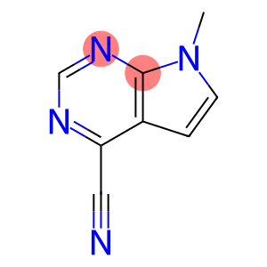 7-methyl-7H-pyrrolo[2,3-d]pyrimidine-4-carbonitrile